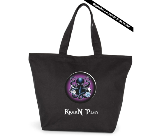 SAC AVEC SOUFFLET - Krak'N Play-Noir