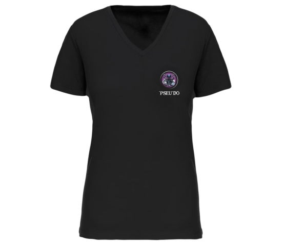 TEE-SHIRT COL V - Krak'N Play - Femme