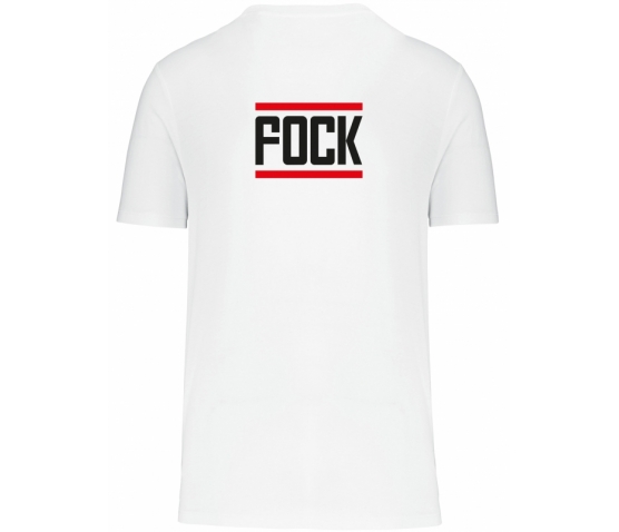 Tee-Shirt - Unisexe - Fock-Blanc