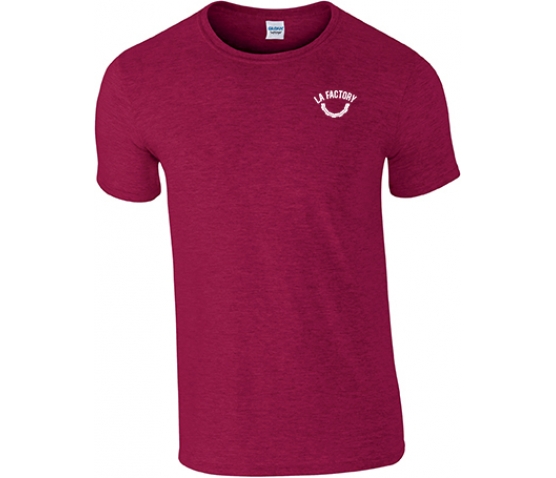 T-SHIRT HOMME SOFTSTYLE - ANTIQUE CHERRY RED