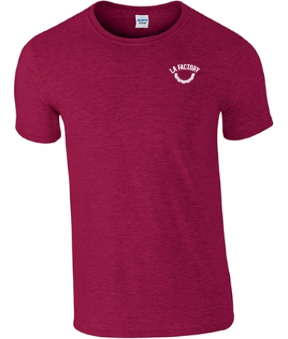 T-SHIRT HOMME SOFTSTYLE - ANTIQUE CHERRY RED