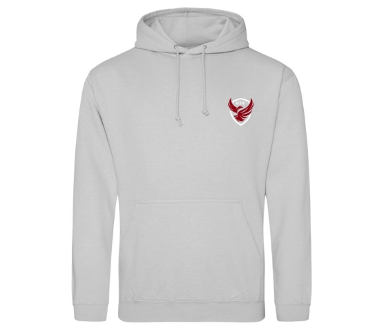 ECDE - Sweat à Capuche - Gris-Bourgogne