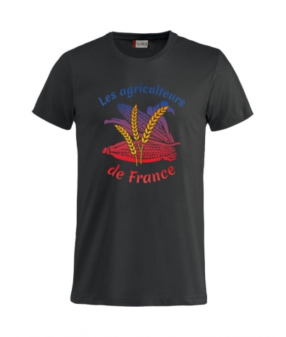 AGRICULTEURS DE FRANCE - T-SHIRT HOMME NOIR