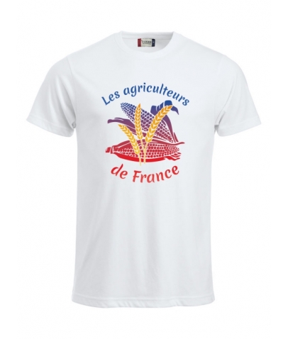 AGRICULTEURS DE FRANCE - T-SHIRT HOMME BLANC