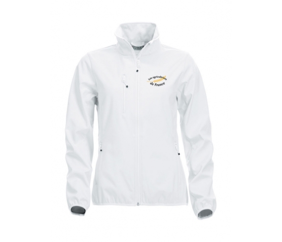 AGRICULTEURS DE FRANCE - SOFTSHELL FEMME BLANC