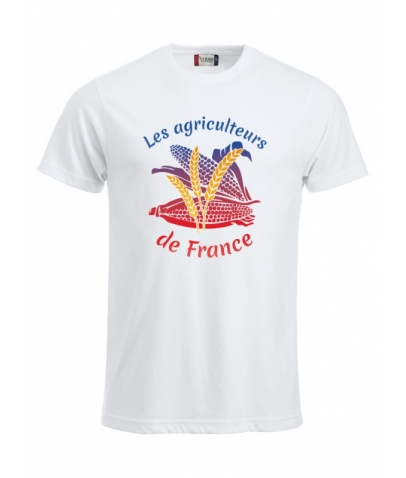 AGRICULTEURS DE FRANCE - T-SHIRT HOMME BLANC