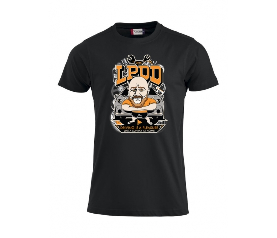 LPDD - T-Shirt - Driving is a pleasure - Noir