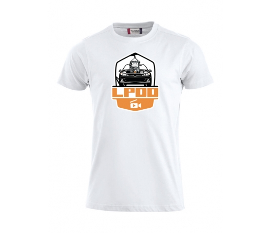 LPDD - T-Shirt - Moteur - Blanc