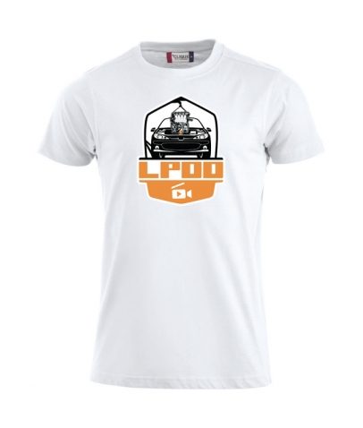 LPDD - T-Shirt - Moteur - Blanc