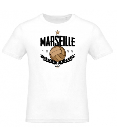 T-Shirt Old School Football - White