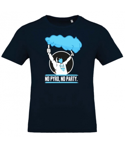 T-Shirt - No Pyro No Party - Navy