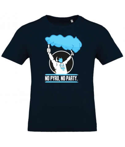 T-Shirt - No Pyro No Party - Navy