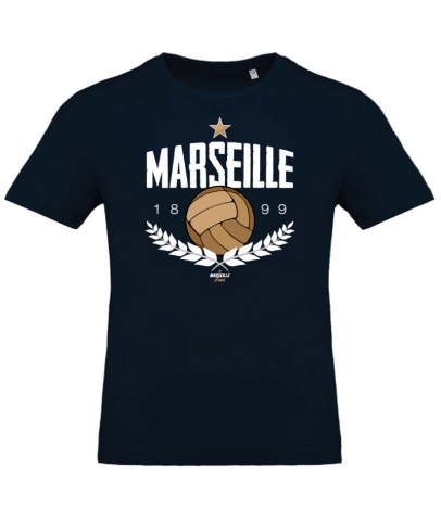 T-Shirt Old School Football - Navy