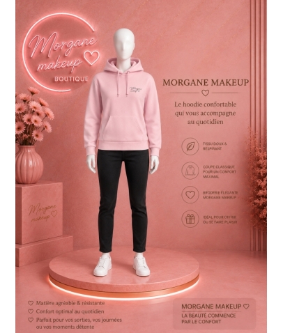 Sweat à Capuche - Signature ROSE