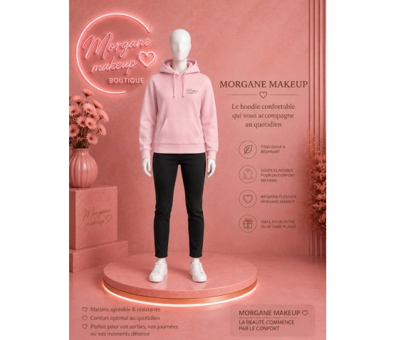 Sweat à Capuche - Signature ROSE