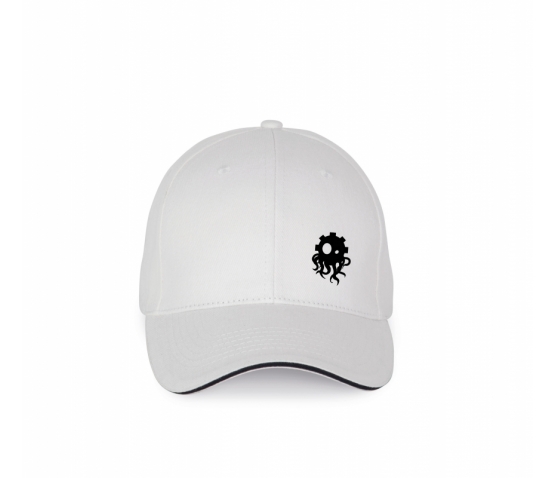 Casquette Octopod-Blanc / Bleu Marine