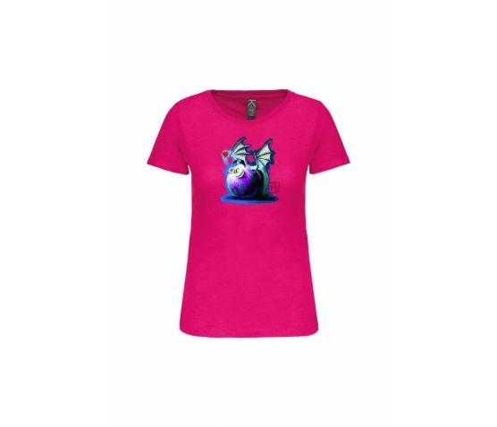 T-Shirt Fluffyfer Femme-Rose