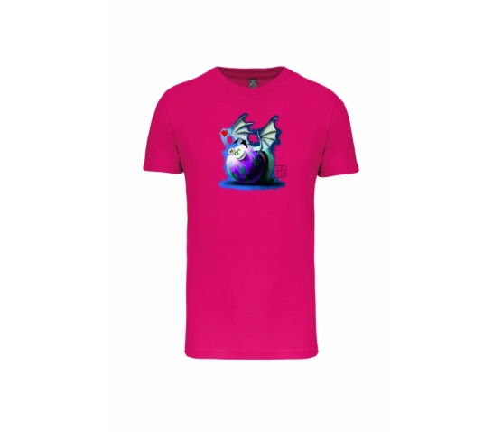 T-Shirt Fluffyfer Homme-Rose