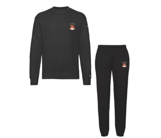 Ensemble de Survêtement - Sweat Col Rond - Aniki-Noir