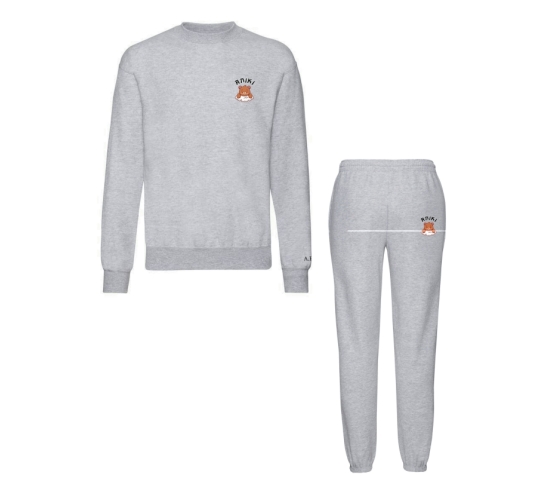 Ensemble de Survêtement - Sweat Col Rond - Aniki-Gris Clair