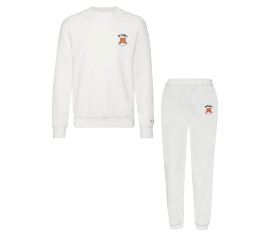 Ensemble de Survêtement - Sweat Col Rond - Aniki-Blanc