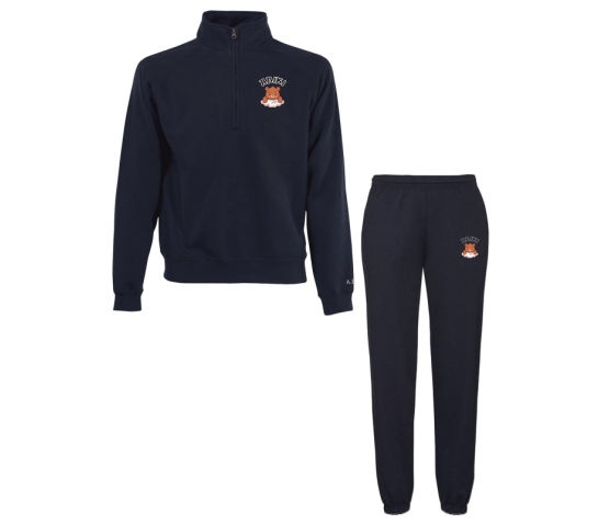 Ensemble de Survêtement - Sweat Col Zippé - Aniki-Bleu Marine