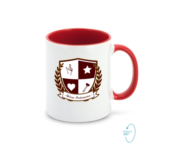 Mug - Écusson - Héros Ordinaires-Rouge