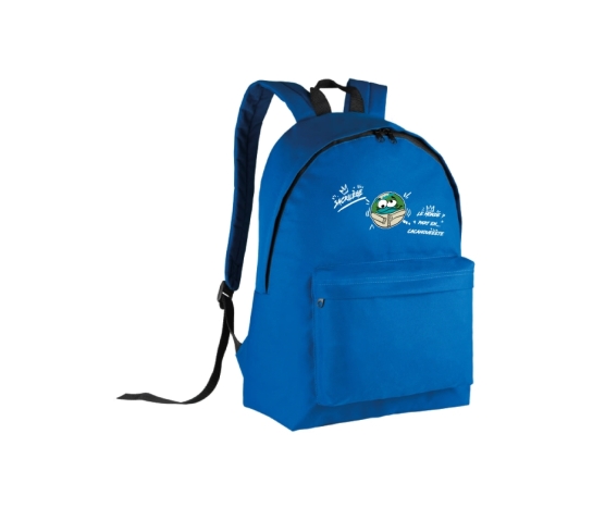 Sac à dos - Le monde part en cacahuète-Bleu