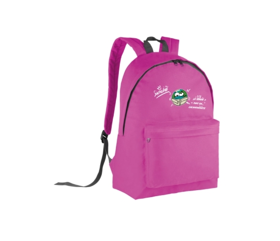 Sac à dos - Le monde part en cacahuète-Fuchsia