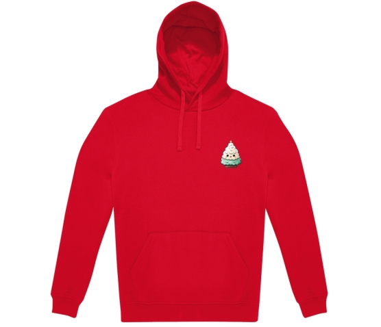 Sweat à capuche - MERII KURISUMASU-Rouge