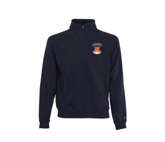 Sweat Col Zippé - Aniki-Bleu Marine