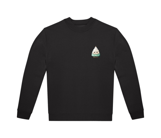 Sweat-shirt - MERII KURISUMASU-Noir