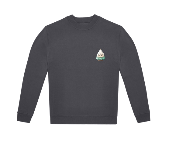 Sweat-shirt - MERII KURISUMASU-Bleu Marine