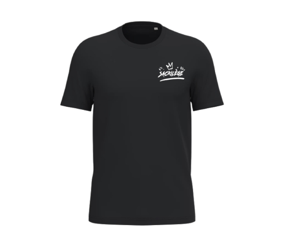 T-shirt - Le monde part en cacahutète-Noir