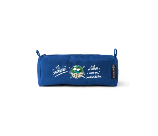 Trousse - Le monde part en cacahuète-Bleu