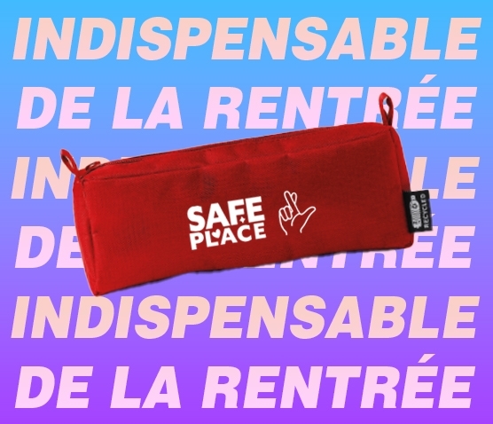 Trousse - SAFE PLACE-Rouge