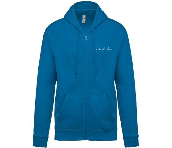 Panora'Trail - Sweat-shirt zippé-Bleu