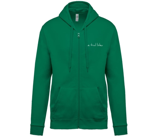 Panora'Trail - Sweat-shirt zippé-Vert Bouteille