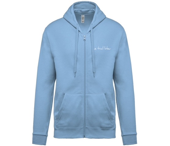 Panora'Trail - Sweat-shirt zippé-Bleu Ciel