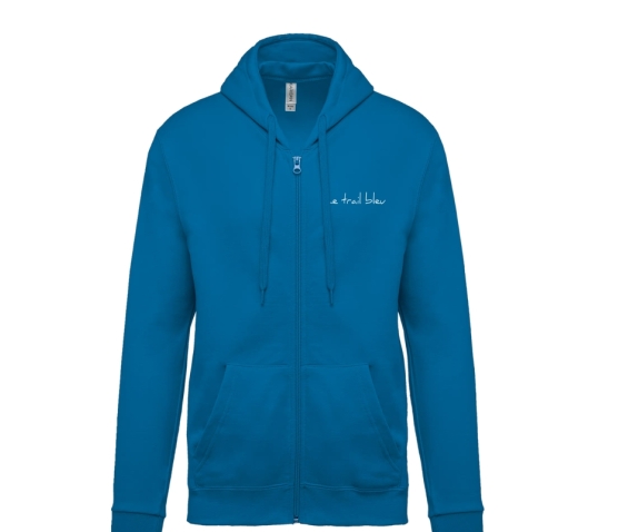 ---Panora'Trail - Sweat-shirt zippé-Bleu