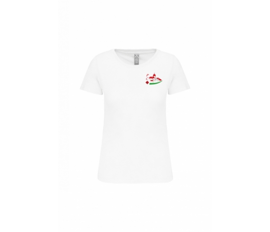 T-SHIRT FEMME P.C.I - BLANC