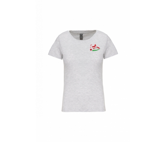 T-SHIRT FEMME P.C.I - GRIS CENDRE