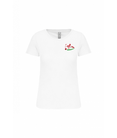 T-SHIRT FEMME P.C.I - BLANC