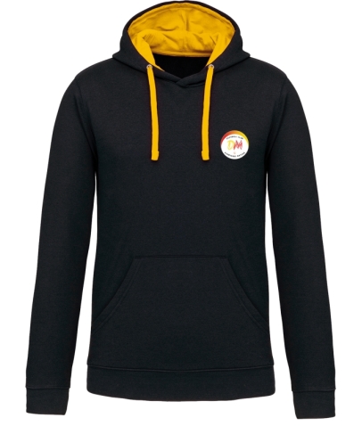 SWEAT-SHIRT CAPUCHE CONTRASTÉE - FC  DOMPIERRE MATOUR