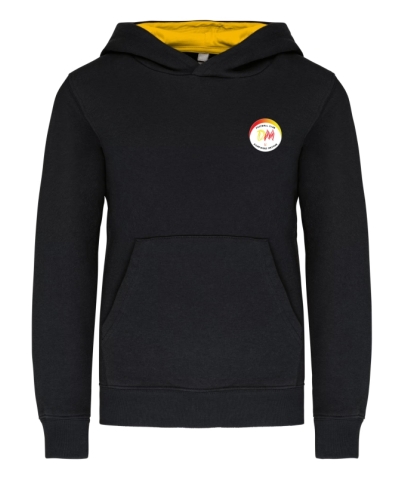 SWEAT-SHIRT CAPUCHE CONTRASTÉE - FC  DOMPIERRE MATOUR