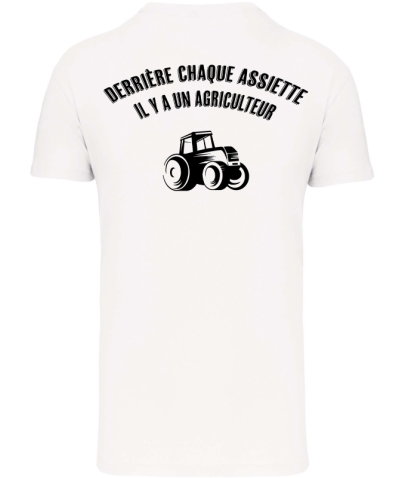 T-Shirt Homme - DERRIERE CHAQUE ASSIETTE...