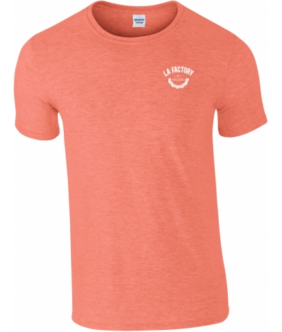 T-SHIRT HOMME SOFTSTYLE - HEATHER ORANGE