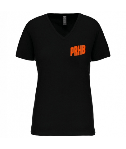 Tee-shirt - Col V - Femme -PRHB