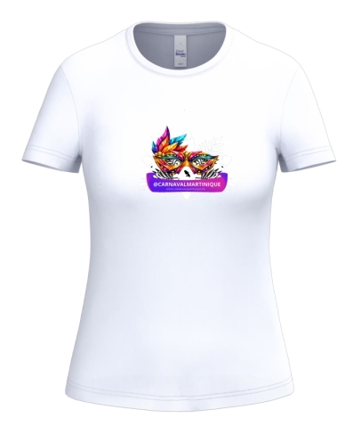 TEE-SHIRT FEMME - CARNAVALMARTINIQUE