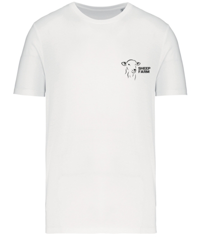Tee-Shirt - Unisexe - Sheep Farm  - Blanc